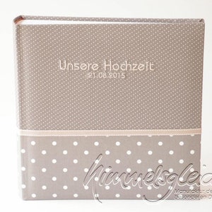 Photo album dots taupe image 1