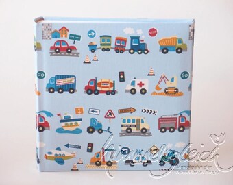 Photo album XL children's fabric excavator