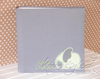 Photo album XL dots gray with elephant