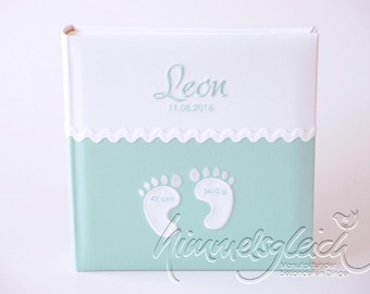 Photo album XL combination mint feet