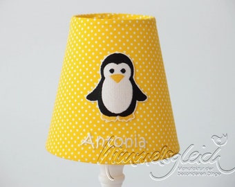 Yellow penguin lampshade