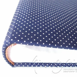 Photo album XL combination dots stripes blue image 2