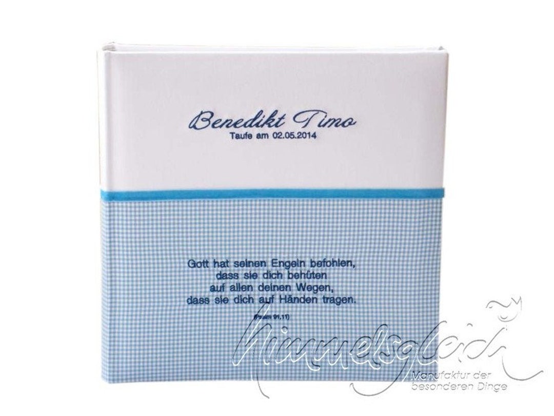 Album photo XL combinaison carreaux Vichy bleu clair blanc Etsy France