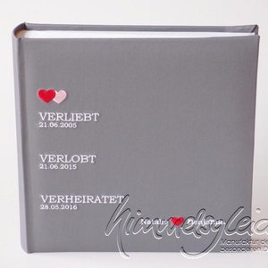 Fotoalbum XL Verliebt Verlobt Verheiratet Bild 1