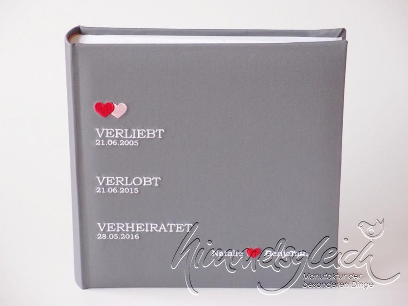 Fotoalbum XL Verliebt Verlobt Verheiratet Bild 1