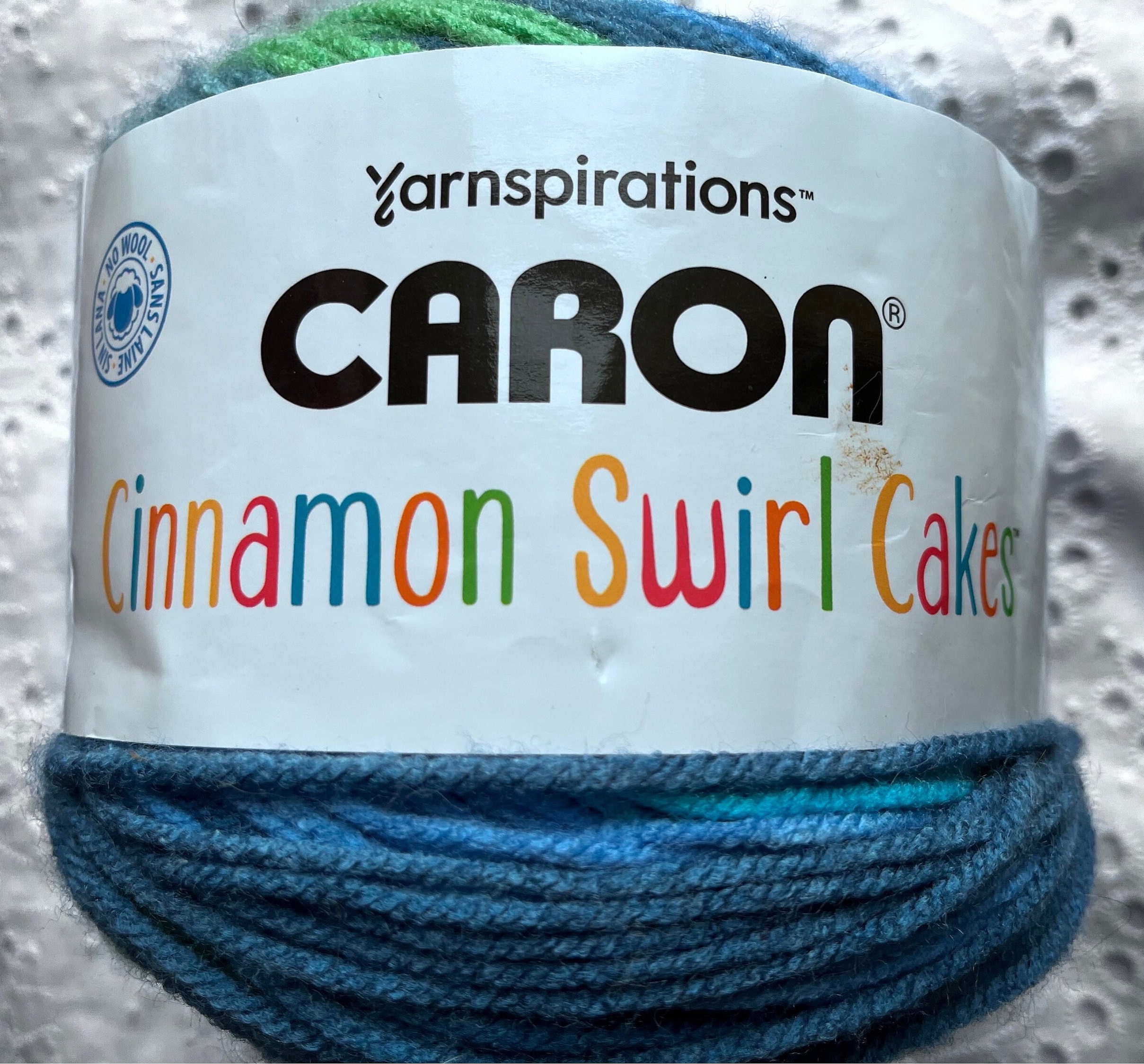 Caron Cinnamon Swirl Cakes Knitting Yarn. Boardwalk. Acrylic Worsted  Crochet Yarn. Limited Edition. 