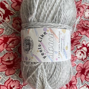 DESTASH - One Full Complete Skein of Lion Brand Yarn Feels Like Alpaca Light #3 Color Number 149B Yellow Lot 17935