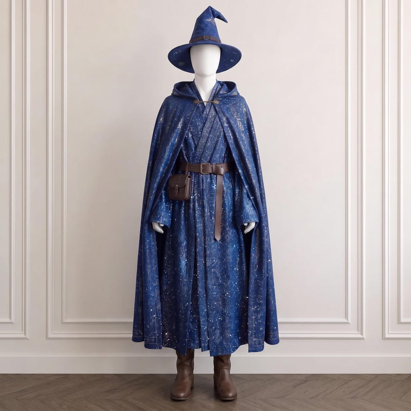 Magive Robe Celestial Wizard Robe - Etsy