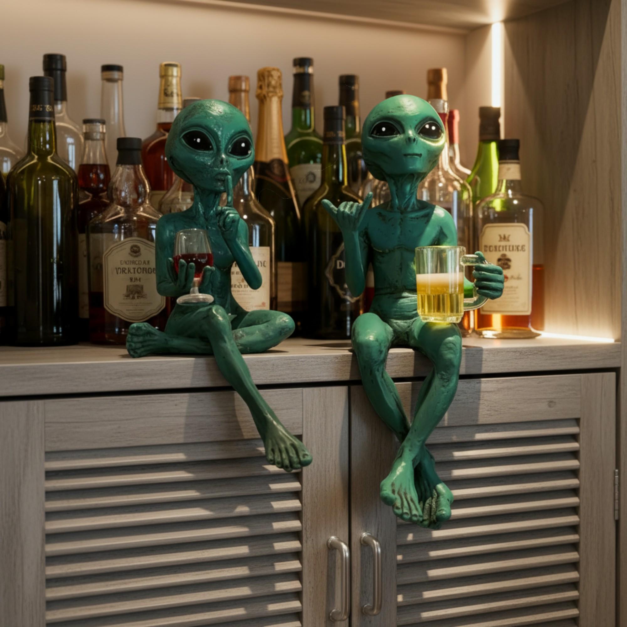 Green Alien Figurine - Etsy