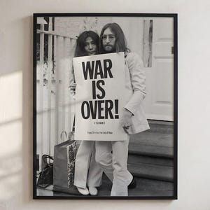 War is over poster - Etsy 日本