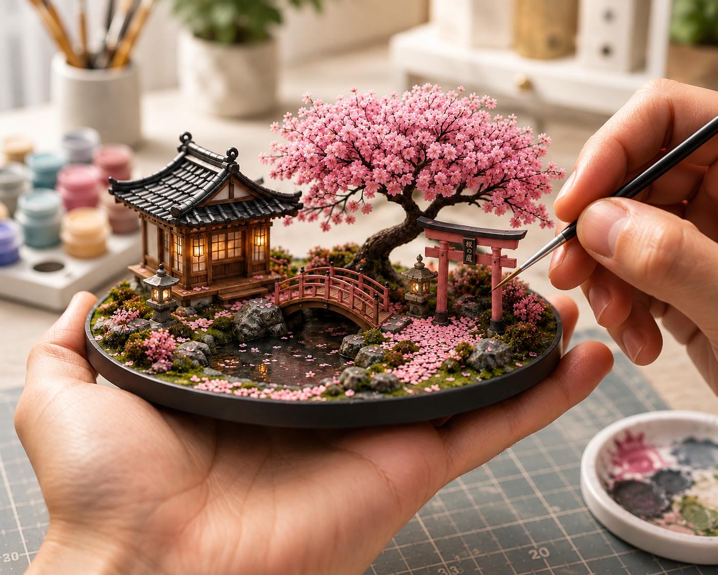 Japanese garden miniatures - Etsy 日本