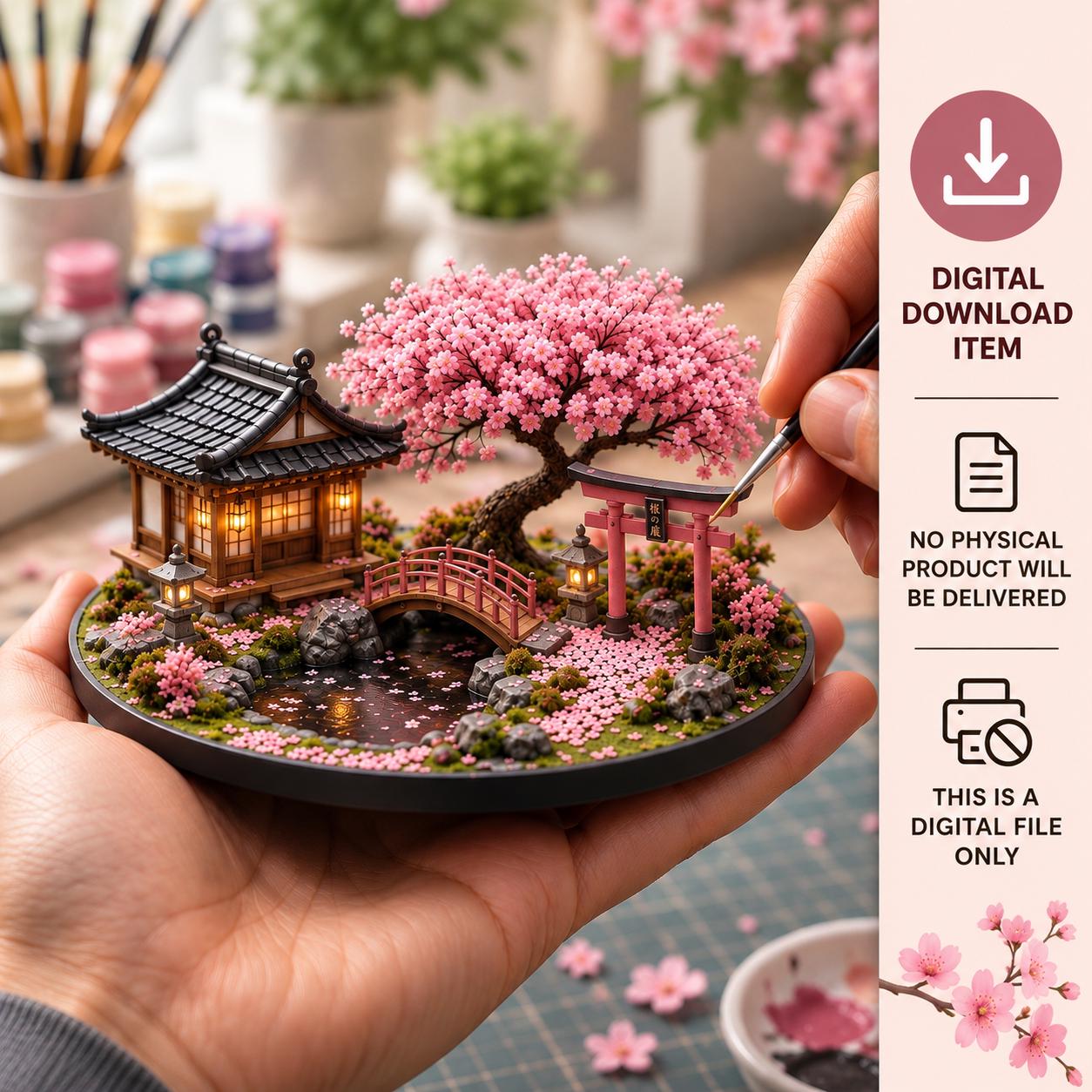 Japanese Garden Diorama - Etsy