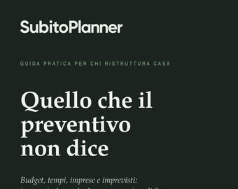 App Calcolo Costi Ristrutturazione Casa | Preventivo Lavori con 146 Voci, Cronoprogramma e Quadro Economico | Vademecum PDF + Excel