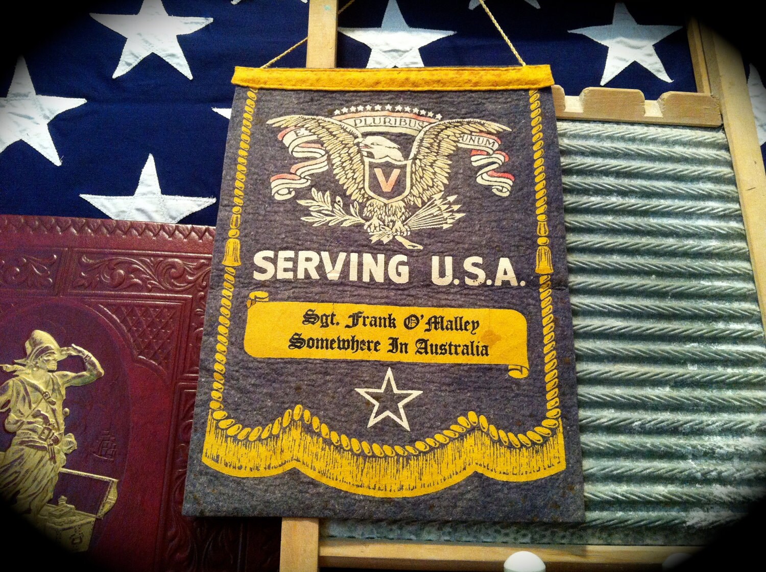 World War 2 WWII US Military Banner | Etsy