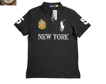 Vintage Ralph Lauren New York Big Pony Polo Black - City Edition