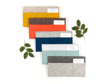 Cash & Card Merino Wool Felt Minimalistic Wallet