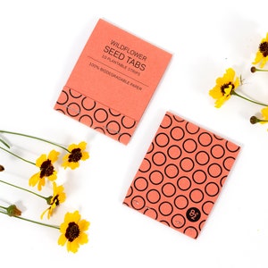 Plantable, Biodegradable Wildflower Seed Tab Booklets - Set of Two