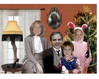funny photo christmas cards etsy