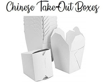 Chinese Take-Out Boxes, Fortune Cookie Box