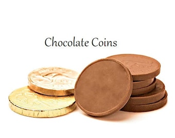 Chocolate Coins, Gold Foil Chocolate Coins, Christmas Stocking, Stocking Stuffers