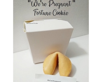 Pregnancy Announcement, Fortune Cookie, We're Pregnant