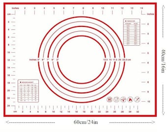 Silicone Baking Mat, 60cmx40cm, Baking Mat, Silicone