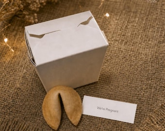Pregnancy Announcement, Fortune Cookie, We're Pregnant