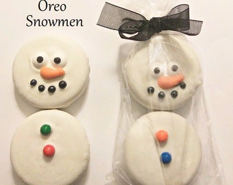 Oreo Snowman Set, Stocking Stuffers, Christmas Candy, Gift-giving