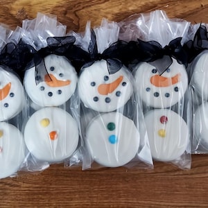 Oreo Snowman Set, Stocking Stuffers, Christmas Candy, Gift-giving, Snowmen