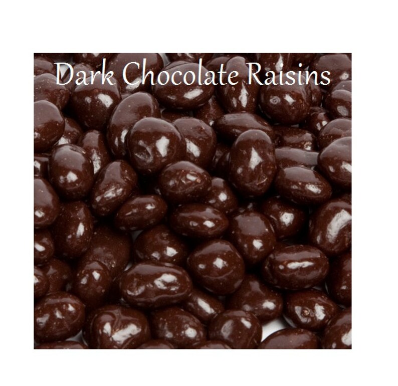 Dark Chocolate Raisins Etsy