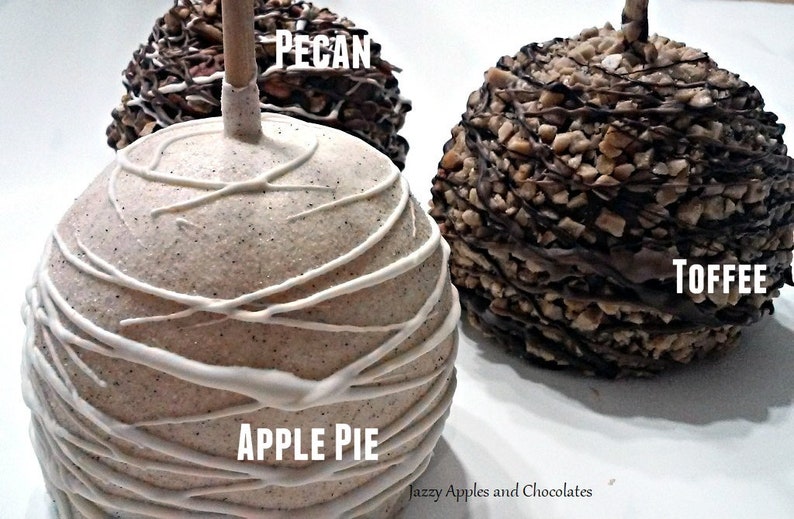 Gourmet Caramel Apple, Candy Apple, Granny Smith, Chocolate, Chocolate Apples, Wedding, Gift For, Pretzel image 4