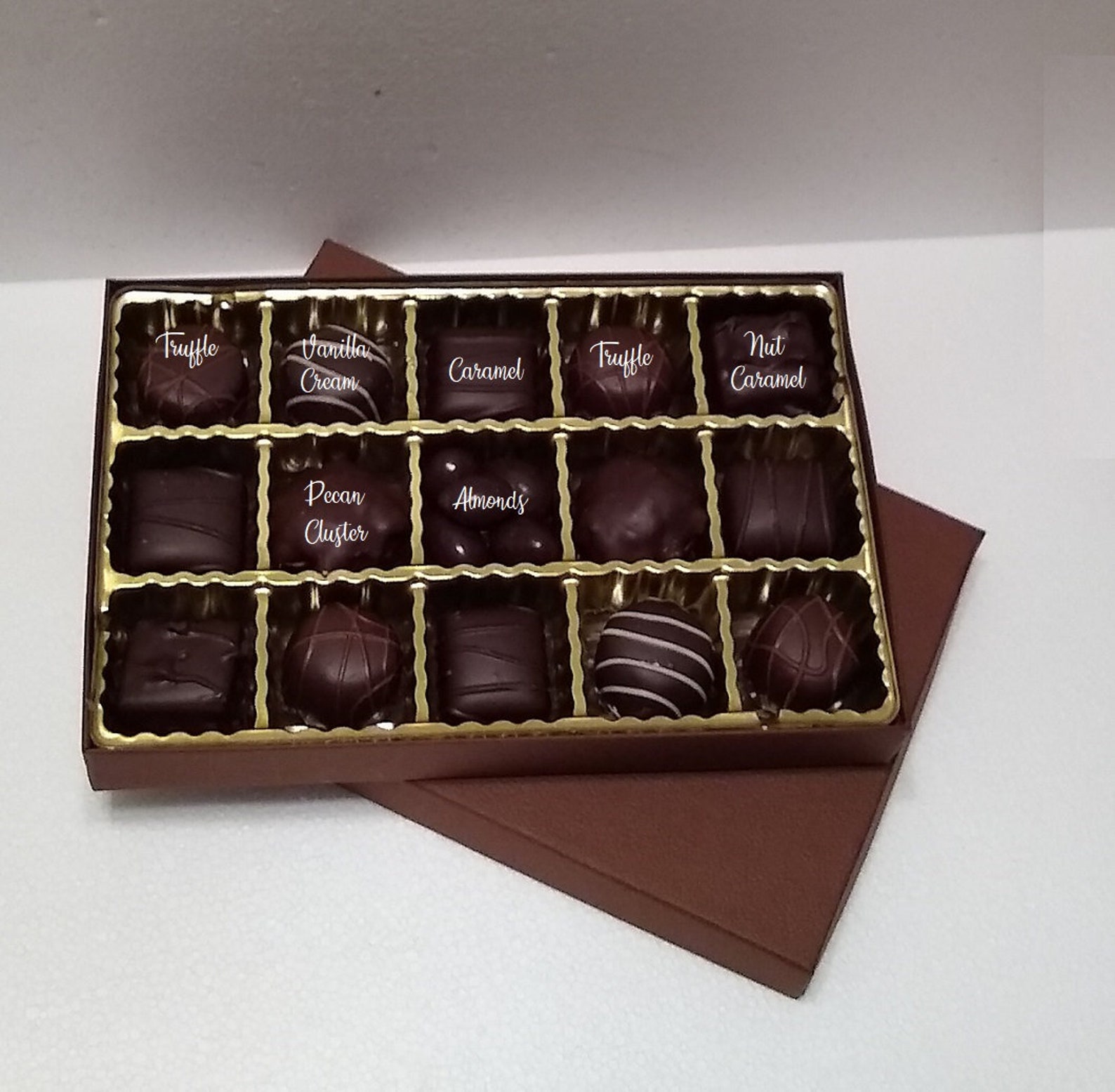 Milk or Dark Chocolate Assortment, Boxed Candy, Christmas Candy, Boxed ...
