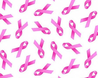 Elizabeth's Studio fabric Breast Cancer Awareness Ribbons