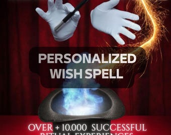 Personalized Wish Spell, Custom Manifestation Ritual, Wish Fulfillment Intention, Personal Goal Focus, Spiritual Manifestation