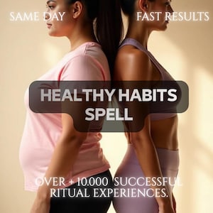 Healthy Habits Spell, Wellness Motivation Ritual, Positive Routine Intention, Self-Care Focus, Personal Growth Energy
