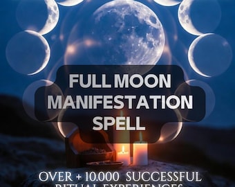 Full Moon Manifestation Spell, Moon Ritual, Wish Manifestation, Release Energy, Spiritual Intention, Personal Growth