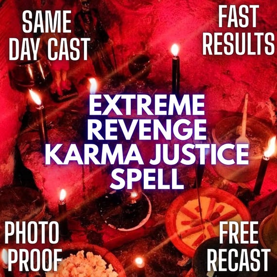 Extreme Revenge Karma Justice Spell | Powerful Karmic Justice Ritual | Return Energy