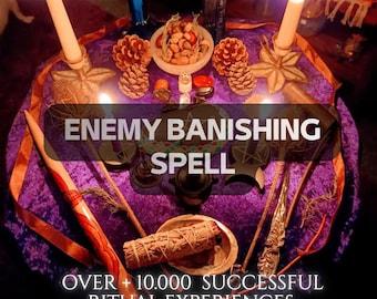 Enemy Banishing Spell, Protection Ritual, Boundary Clearing, Negative Energy Release, Personal Peace Intention