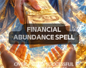 Financial Abundance Spell, Money Attraction Ritual, Prosperity Intention, Wealth Mindset, Financial Opportunity Energy