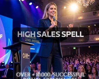 High Sales Spell, Business Success Ritual, Customer Attraction Intention, Revenue Growth Focus, Prosperity Energy