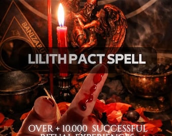 Lilith Pact Spell, Dark Feminine Ritual, Personal Power Intention, Spiritual Empowerment, Shadow Work Focus