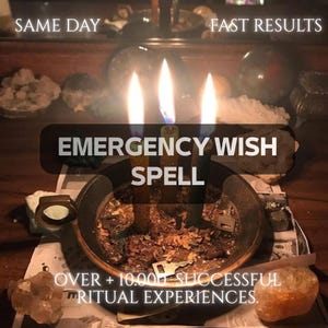 Emergency Wish Spell, Urgent Intention Ritual, Personalized Manifestation Focus, Fast-Need Wish Energy, Opportunity & Clarity