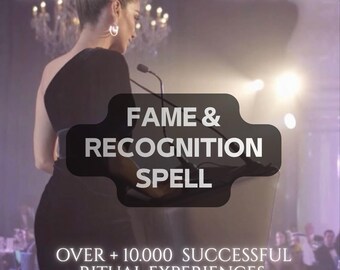 Fame & Recognition Spell, Visibility Ritual, Public Recognition Intention, Career Exposure, Creative Success Energy
