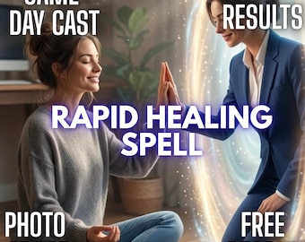 Rapid Healing Spell | Emotional Renewal Ritual | Wellness Energy | Inner Peace & Recovery | Spiritual Healing Practice