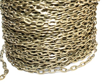 15ft 7x5.1mm Antique Bronze Chain