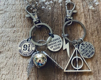 Harry Potter Inspired I Solemnly Swear Keychain