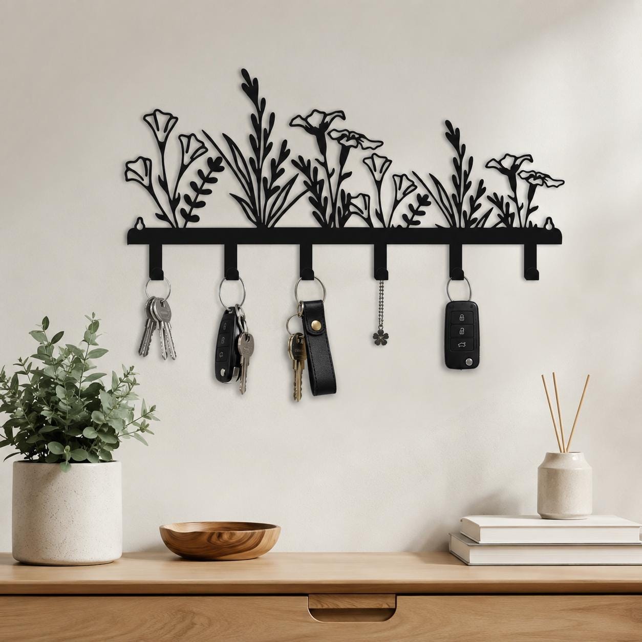 壁掛けフラワーフック - Etsy 日本