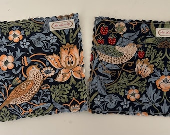 JAR GRIPPER or COASTER Strawberry Thief; Purchase one or set of 3