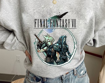 New Year SALE 15% korting op RARE Vintage Original 1990's Final Fantasy 7 video Game Promo T-Shirt. Kleding Herenkleding Overhemden & T-shirts T-shirts T-shirts met print 