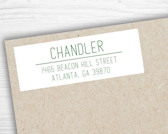 Personalized Address Labels - Return Address Labels - Custom Address Labels - Housewarming Gift